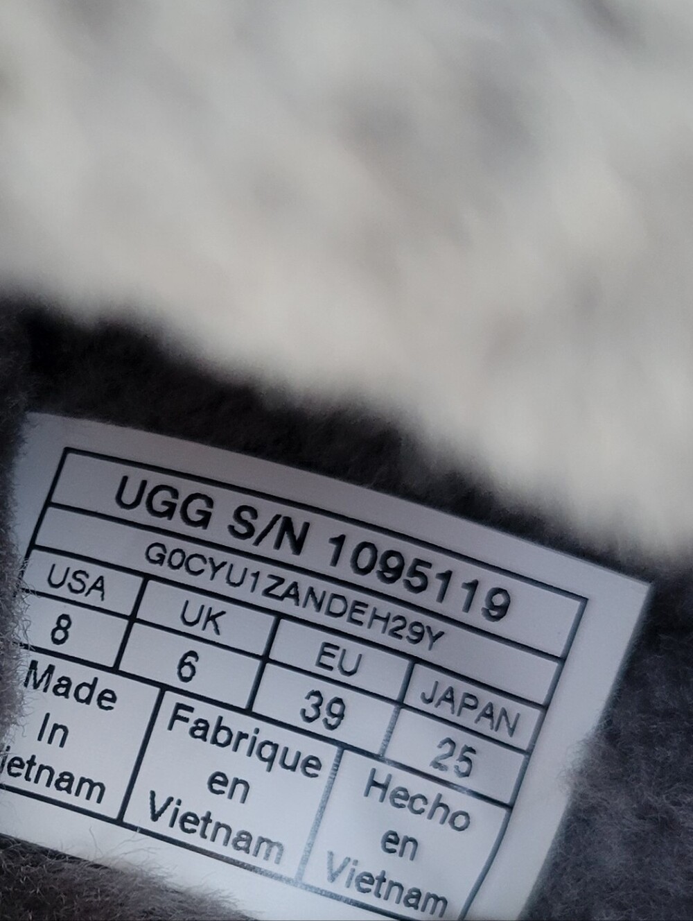 UGG Fluff Yeah Slide Charcoal Gray Womens 8 - Picture 8 of 8